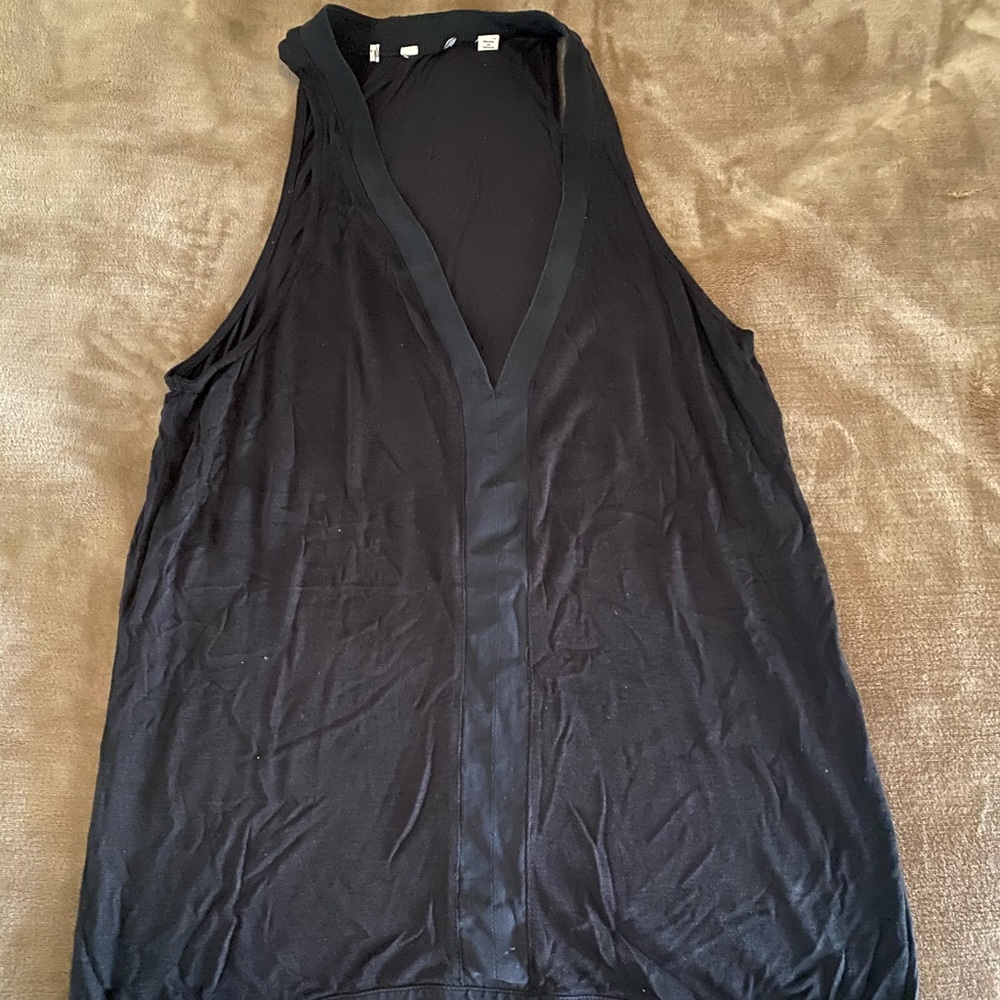 Black tank top